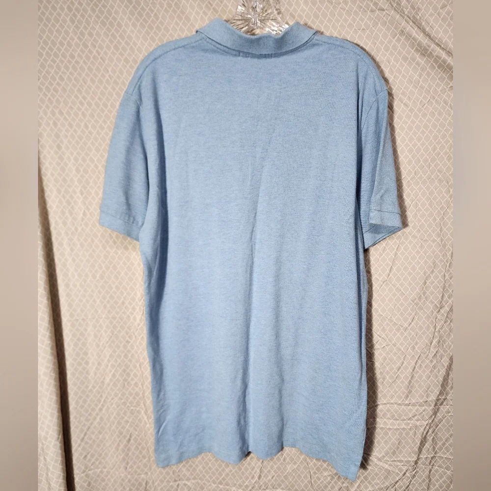 Vintage Ralph Lauren Light Blue  100% Cotton Polo Shirt Men's Large Used